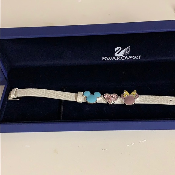 Swarovski crystal Mickey and Minnie Mouse bracelet Swarovski crystal Mickey and Minnie Mouse bracelet